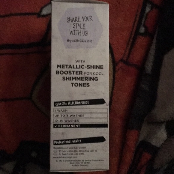 Schwarzkopf Got2b (Amesthyst Chrome) Metallics - Picture 3 of 5